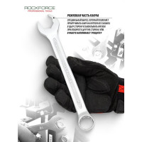Комбинированный ключ Rockforce с профилем Ratchet drive 24мм, на пластиковом держателе RF-75524RD(28754)