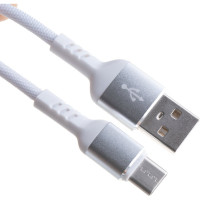 Кабель PERFEO USB2.0 A вилка - USB Type-C вилка белый длина 1 м. бокс U4906 30 013 261
