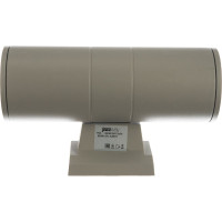 Светодиодный светильник Jazzway архитектурный PWL-26090/30D 2х5Вт 6500К GR серыйфасадный 230В/50Гц IP65 1018601B