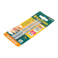 Пилки Kraftool Bi-Metall для электролобзика по твердому дереву 75x2.5 мм чистый рез 2 шт. EU 159507-2.5