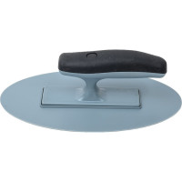Пластиковая серая кельма STMDECOR ОВАЛ 2 Венеция, края сточены D2140POS