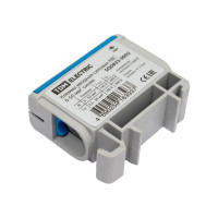 Клемма TDM ELECTRIC вводная, силовая, КВС, 6-50 кв.мм, синяя SQ0833-0002