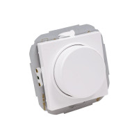 Диммер-выключатель LIREGUS 40-400W Эпсилон ISR-002-01 E/B белый без рамки 28-013