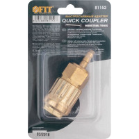 Адаптер быстросъемный "итальянского" типа с "елочкой" 6 мм FIT IT 81152