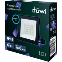 Светодиодный прожектор duwi СДО-20М, 20W, 6500К, 25061 6