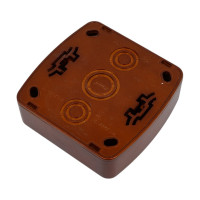 Компьютерная розетка Lezard DEMET махагон 711-0500-139