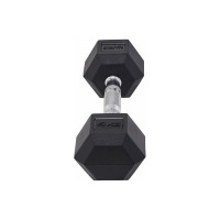 Гексагональная обрезиненная гантель Starfit DB-301 4 кг, черный УТ-00019785