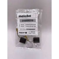 Комплект графитовых щеток 2 шт, Metabo, OEM 316055210/as Asein 1899.24J