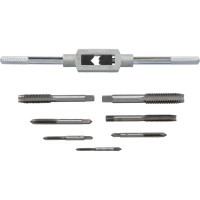 Набор метчиков  FASTER TOOLS 8 шт, М3-М12, метчик с держателем 2385