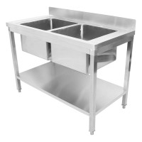 Моечная ванна Viatto Commercial с бортом, нержавеющая стальva-std250a 1200x700x850 мм 167493