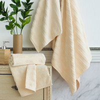 Махровое полотенце Verossa 70/140 Stripe Экрю, 500 г/м2 734484