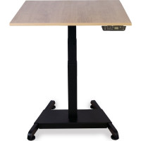 Подстолье для стола на одной опоре с электрорегулировкой высоты StolStoya альфа- черное PE131B