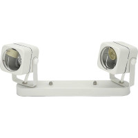 Накладной двойной поворотный светильник truEnergy 2хGU10 D60xH130xL260 IP20 белый/металл 21353