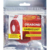 Пеноакриловая прозрачная лента Orafol ORABOND UHB03100T 12 мм, 1,5 м, толщина 1 мм 3100-12