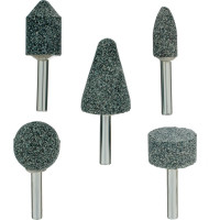 Набор шарошек абразивных для дрели (ПШМ), 63с, 5 шт Denzel 76027