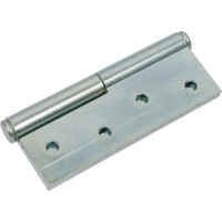 Накладная петля Tech-Krep/Zitar левая ПН1-100 цинк 1 шт. пакет 148190