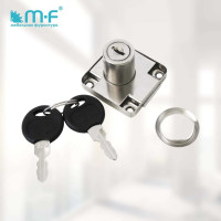 Замок MF LOCK.138.CR, прямоугольный, хром, D19x22 4578v