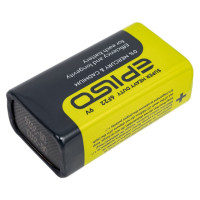 Солевой элемент питания Epilso (угольно-цинковый) 6f22/9v крона упаковка 24 шт EPB-6F22-24S