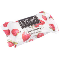  Туалетное мыло EVISSА флоупак, 85 гр. Клубника М4001