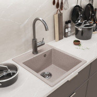 Мойкa MIXLINE ML-GM28 песочная 302, 450x500x190 мм newх 552094