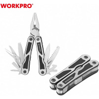Многоцелевые плоскогубцы WORKPRO 15в1, 150 мм WP382009
