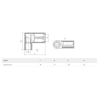 Флажковый изолированный разъем TDM ELECTRIC РФИ-М 2.5-6.3, 50 шт. SQ0522-0202
