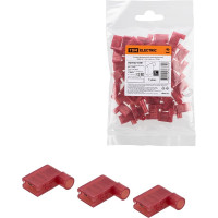 Флажковый изолированный разъем TDM ELECTRIC РФИ-М 1.5-6.3, 50 шт. SQ0522-0201