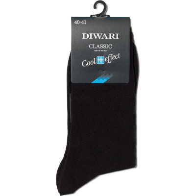 DIWARI Носки муж. CLASSIC COOL EFFECT 7С-23СП, р.25, 000 черный 1001330220020012000