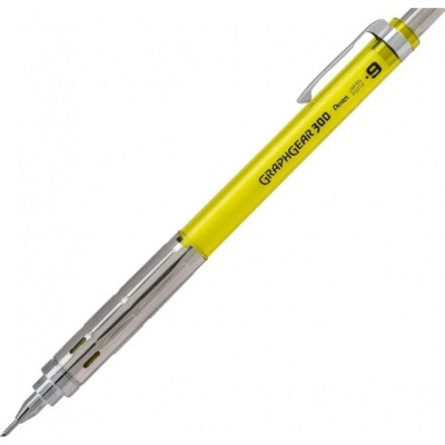 Pentel Карандаш автоматический GraphGear 300 0.9 мм PG319-TGX желтый корпус 692939