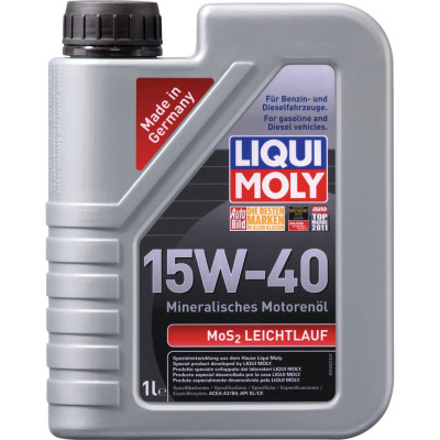 Минеральное моторное масло LIQUI MOLY MoS2 Leichtlauf 15W-40 SL/CF;A3/B3 1932