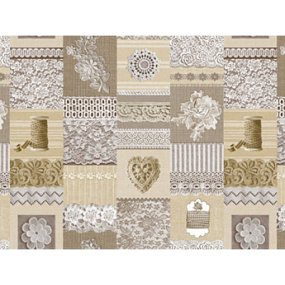 Столовая клеенка КОЛОРИТ Мажор с увеличенным наложением н.о 1.35x20 м ПР515