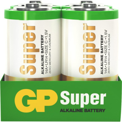 Алкалиновые батарейки GP super alkaline 14A-2CRB4