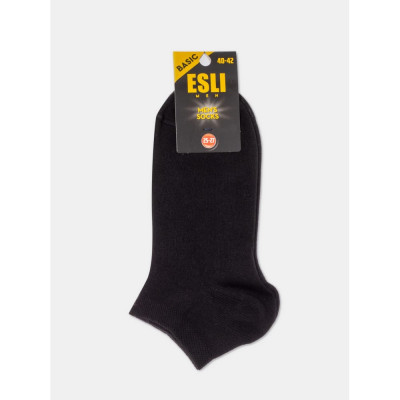 ESLI Носки мужские basic (короткие) арт.18с-98/1спе, р.40-43, 000 черный 1001332180100012000