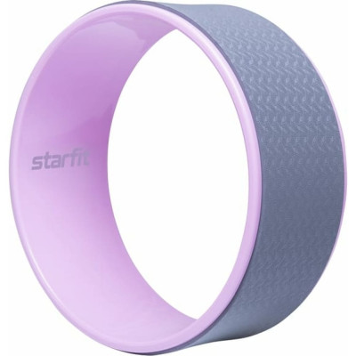 STARFIT Колесо для йоги YW-101, 32 см, серо-розовый УТ-00016648