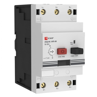 EKF Автомат пуска двигателя АПД-80 56-80А EKF apd3-56-80
