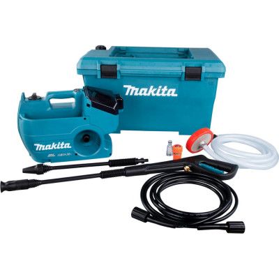 Makita Мойка высокого давления аккум. LXT BL 2x18В, 0,8 кВТ, ,контейнер 50л DHW080ZK