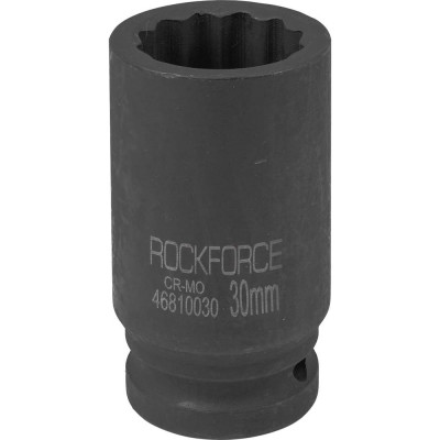 Глубокая ударная двенадцатигранная торцевая головка Rockforce RF-46810030(29396)