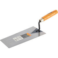 Стальная кельма каменщика SPARTA 200 мм, деревянная ручка// 862765