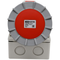 Розетка наружной установки IP67 63А 3Р+РЕ 380В TDM ELECTRIC SQ0611-0013