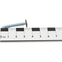 Саморез ПШО КРЕП-КОМП острый 4,2х32 RAL8019 500шт пшо328019