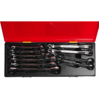 Набор разрезных ключей с зеркальной полировкой в кейсе 10шт JTC-K6101