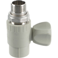 Кран для радиаторов, сварка-Н 25x3/4 с разъёмным соединением FV-Plast A314025000