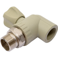 Угловой кран для радиаторов, сварка-Н 25x3/4 с разъёмным соединением FV-Plast A315025000