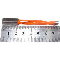 Сверло присадочное усиленное "глухое" (7x77 мм; S=10x20 мм; LH) ROTIS 412.0777L