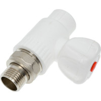 Шаровой кран для радиаторов AQUALINK ПП прямой 20х1/2 5 шт. 03638