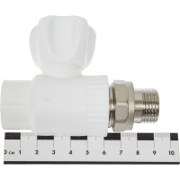 Шаровой кран для радиаторов AQUALINK ПП прямой 20х1/2 5 шт. 03638