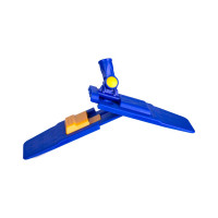 Швабра OfficeClean Professional телескопическая ручка 80-135 см, пластиковый держатель 40 см насадка МОП микрофибра/абразив карман 266755