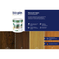Масло для террас BIO PIN 4010 Terrassenol в цвете МАЙЯ 0,75 л 40101C103