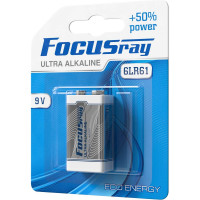 Батарейка Focusray ULTRA ALKALINE 6LR61 BL1 622487