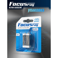 Батарейка Focusray ULTRA ALKALINE 6LR61 BL1 622487